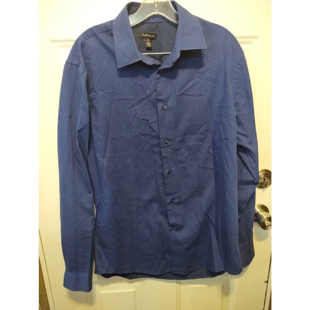 Van‎ Heusen Button Down Shirt VHCL1106IL Men's Size Medium